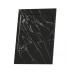 Душ корито MARBLE Texture, 100-140х80х3.5 см, черен